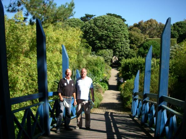 Jean-Jacques and Tony at Abbey Gardens